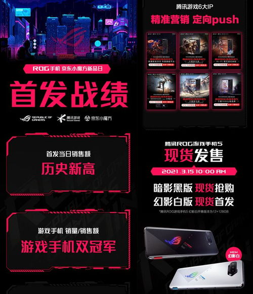 ROG游戲手機5首發創新高，172萬玩家期待幻影白開售，手機軟件開發與銷售助力